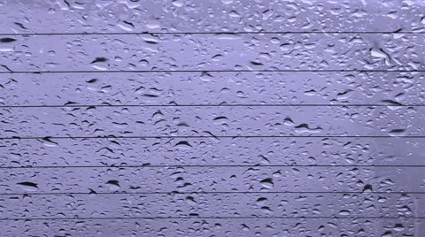 Rain drops on glass Stock Footage 48858611