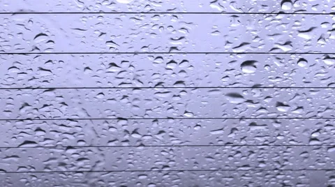 Rain drops on glass Stock Footage 48858666