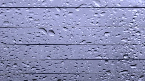 Rain drops on glass Stock Footage 48858687