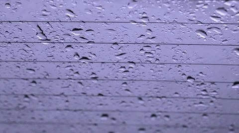 Rain drops on glass Stock Footage 49047083
