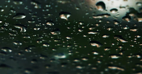 Rain drops on glass Stock Footage 63216435