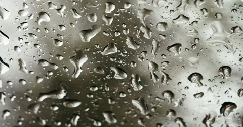 Rain drops on glass Stock Footage 63216921