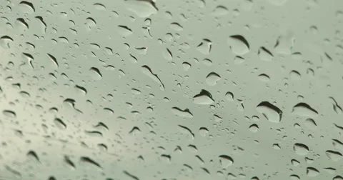 Rain drops on glass Stock Footage 63217155