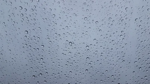 Rain Drops On Glass Stock Footage 75460318