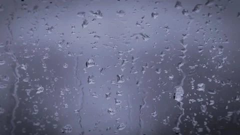 Rain drops on the glass Stock Footage 231240953
