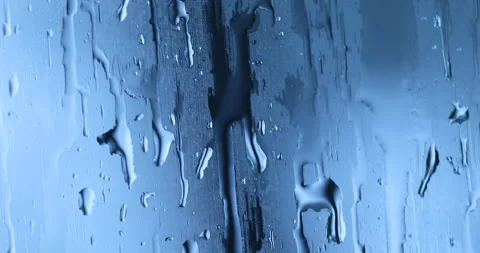 Rain Drops on the glass Stock Footage 280407661