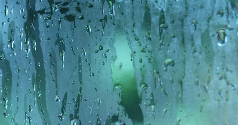 Rain Drops on the glass Stock Footage 280407760