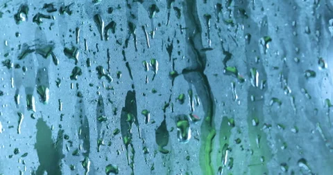 Rain Drops on the glass Stock Footage 280407843
