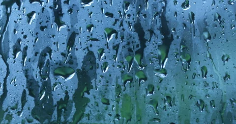 Rain Drops on the glass Stock Footage 280407955