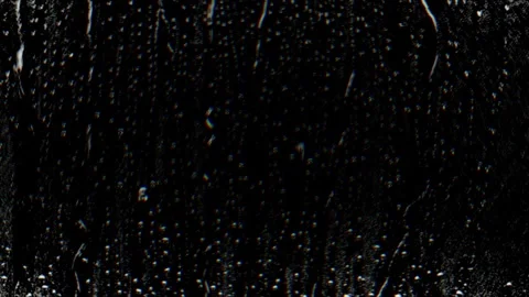 Rain Drops Glass Overlay Widescreen Animation Stock-Footage 344765489