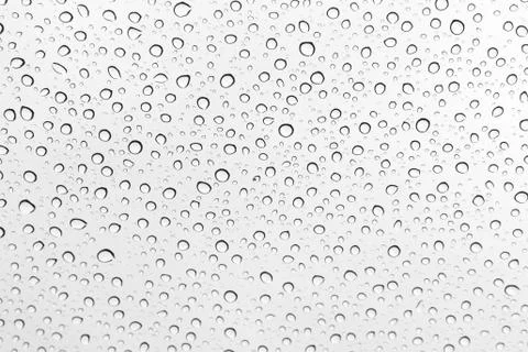 Rain drops on glass Foto stock