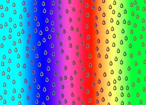 Rain drops Illustrazione stock