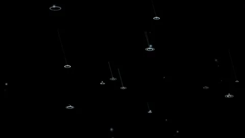 Rain drops motion graphics with dark background Stock Footage 123892104