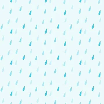 Rain Drops Pattern Background Stock Illustration
