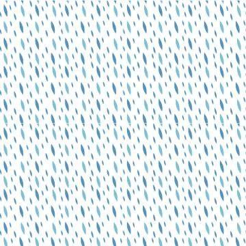 Rain drops pattern vector seamless Illustrazione stock