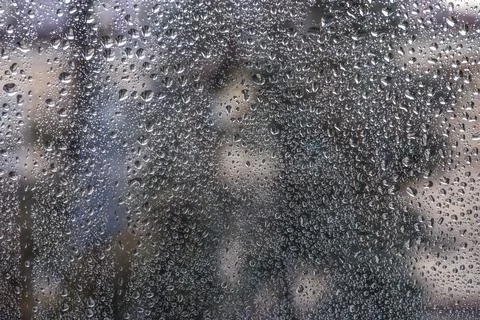 Rain drops pattern on window Foto stock