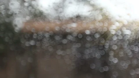 Rain drops running down a window,Rainy Day Stock Footage 227075930