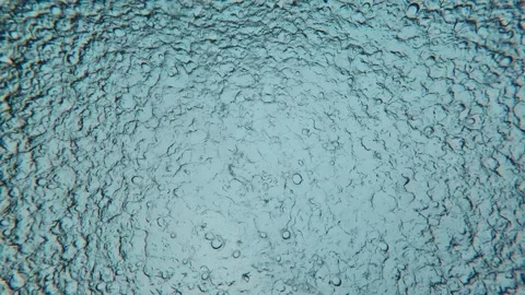 Rain Drops on sea surface Stock Footage 256213587