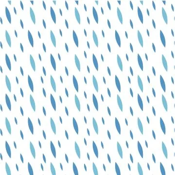 Rain drops seamless pattern vector Stock Illustration