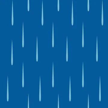 Rain drops seamless pattern vector Stock Illustration