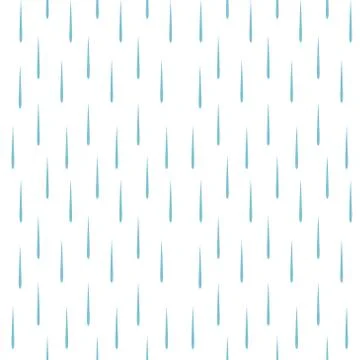 Rain drops seamless pattern vector Illustrazione stock