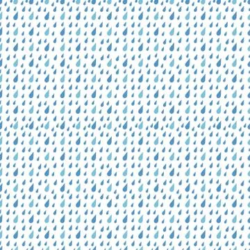 Rain drops seamless pattern vector Illustrazione stock