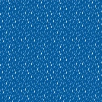 Rain drops seamless pattern vector Stock Illustration