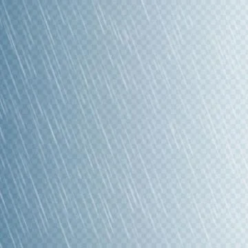Rain drops on transparent background. Falling water drops. Nature rainfall. V Stock Illustration