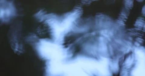 Rain drops in the water moonlight Video stock 94083282