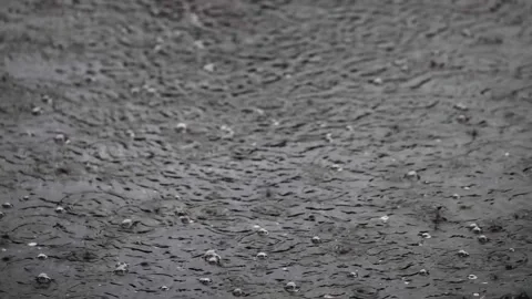 Rain drops water.Heavy rainfall sprinkle scene pouring rain rainy weather summer Stock-Footage 246872011