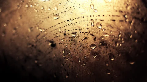 Rain Drops On A Window 1, Color Corrected Video stock 25846159