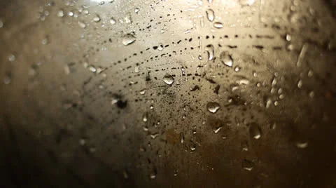 Rain Drops On A Window 1 Video stock 25846155