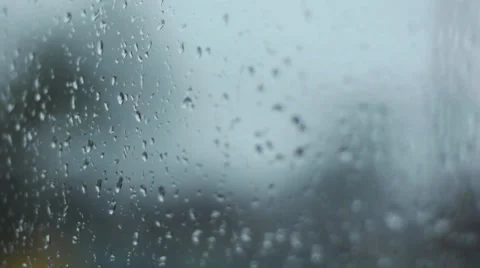 Rain Drops On A Window 4 스톡 동영상 26114896