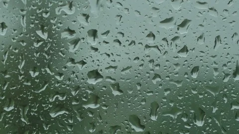 Rain Drops on the Window 4K Stock Footage 77298426