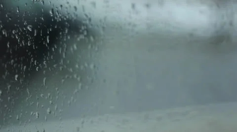 Rain Drops On A Window 5 Video stock 26115099