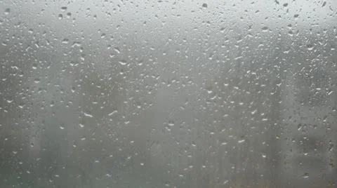 Rain drops on window Stock Footage 10911914