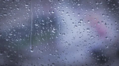 Rain drops on the window Stock Footage 40620264