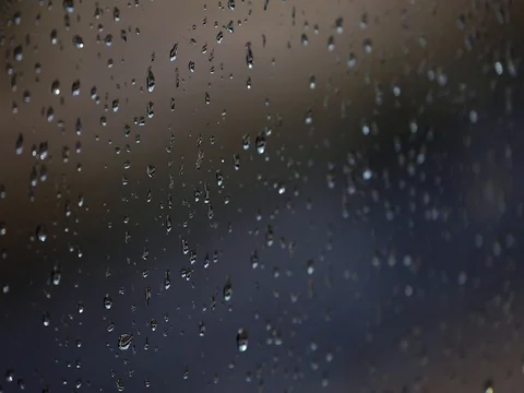 Rain drops on window Stock Footage 76678098