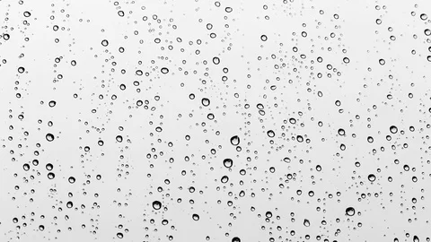 Rain drops on the window Stock Footage 79713476