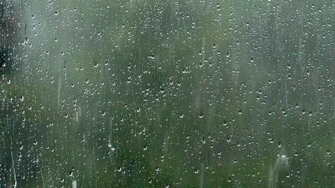 Rain Drops On Window Stock Footage 93677969