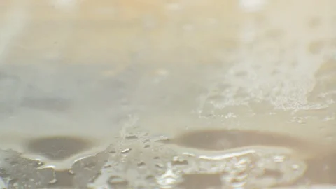 Rain drops on window Stock Footage 98545676