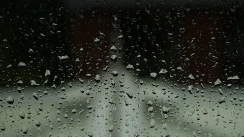 Rain drops on window Video stock 130591793