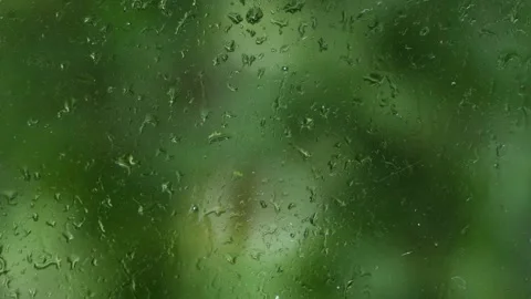 Rain drops on window Stock-Footage 242797160