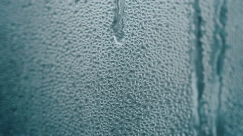 Rain Drops on Window Glass #1 - Graded - 4K Stock Footage 145870088