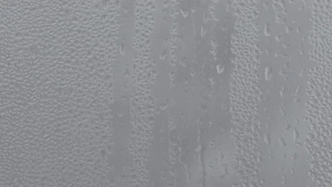 Rain Drops on Window Glass #2 - Ungraded - 4K Stock Footage 145884553