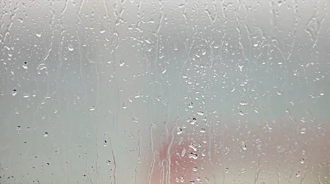 Rain drops on the Window glass Vidéo 35566130