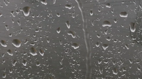 Rain drops on window glass Video stock 41680806