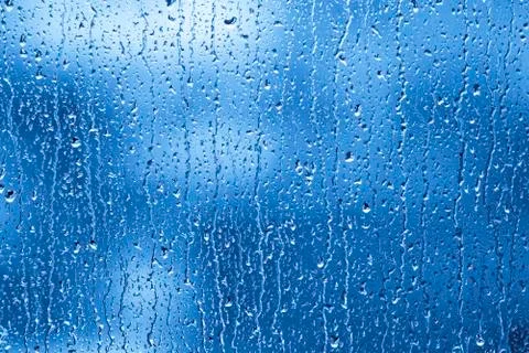 Rain Drops on Window Stock Photos