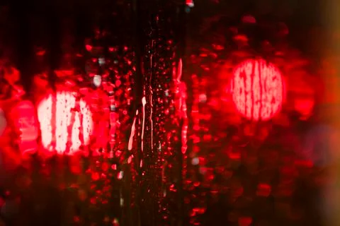 Rain drops on a window Stock Photos