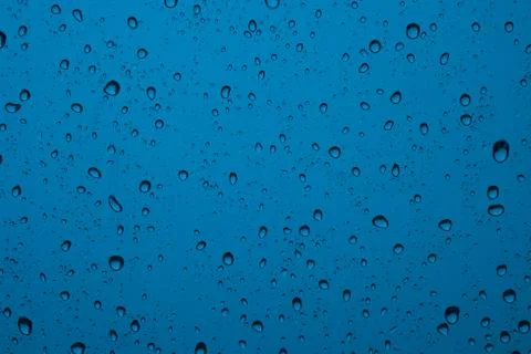 Rain drops on window Stock Photos